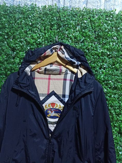 burberry polyester windbreaker|authentic burberry windbreaker.